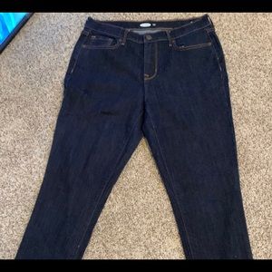 DARK BLUE SKINNY JEANS